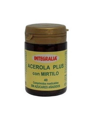 Acerola Plus Con Mirtilo 40Comp.Mast. de Integralia