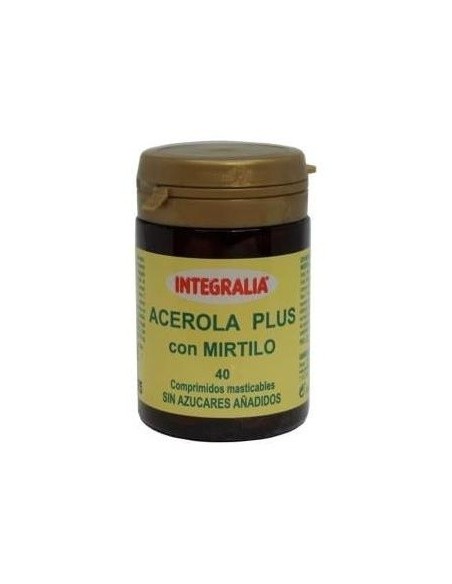 Acerola Plus Con Mirtilo 40Comp.Mast. de Integralia
