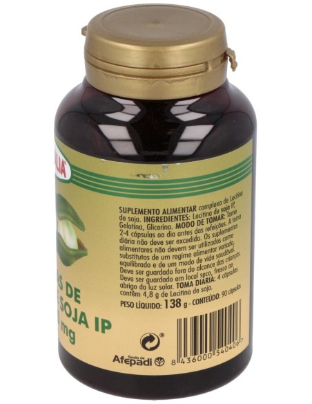 Lecitina De Soja 1200Mg. 90Perlas de Integralia