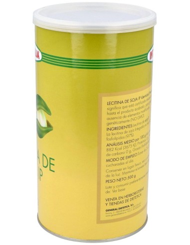 Lecitina De Soja Ip Bote 500Gr. de Integralia
