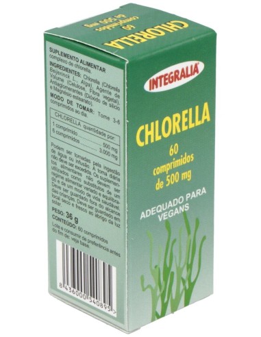 Chlorella 500Mg. 60Comp. de Integralia