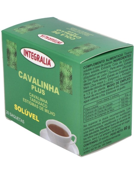 Cola De Caballo Plus Soluble 20Sbrs. de Integralia