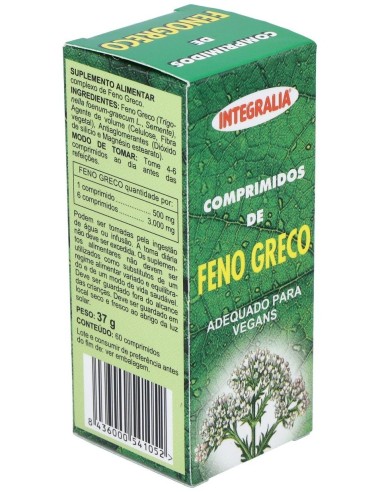 Fenogreco 500Mg. 60Comp. de Integralia