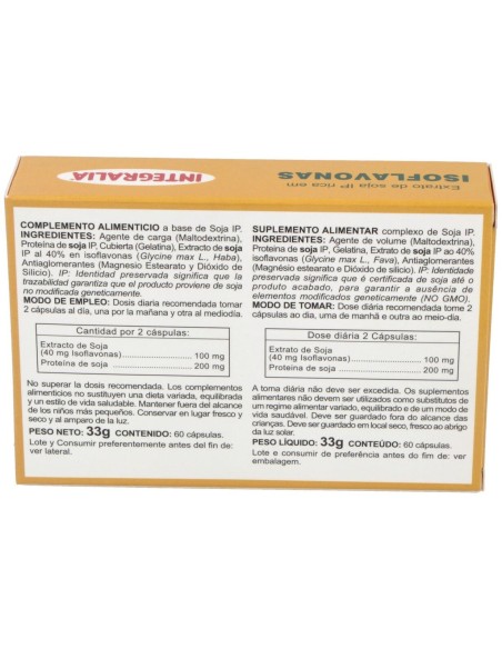 Isoflavonas 60Cap. de Integralia