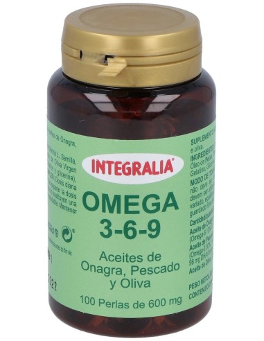 Omega 3-6-9 100Perlas de Integralia