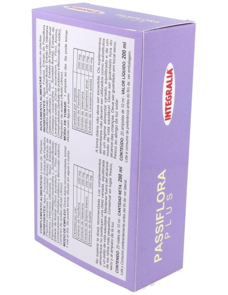 Passiflora Plus 20Amp. de Integralia