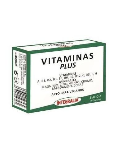 Vitaminas Plus 30Cap. de Integralia