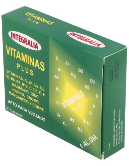 Vitaminas Plus 30Cap. de Integralia