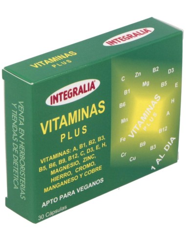 Vitaminas Plus 30Cap. de Integralia