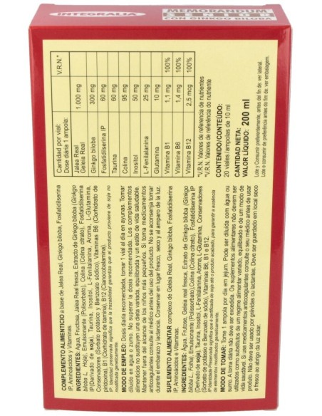 Memorandum Senior 20Amp. de Integralia