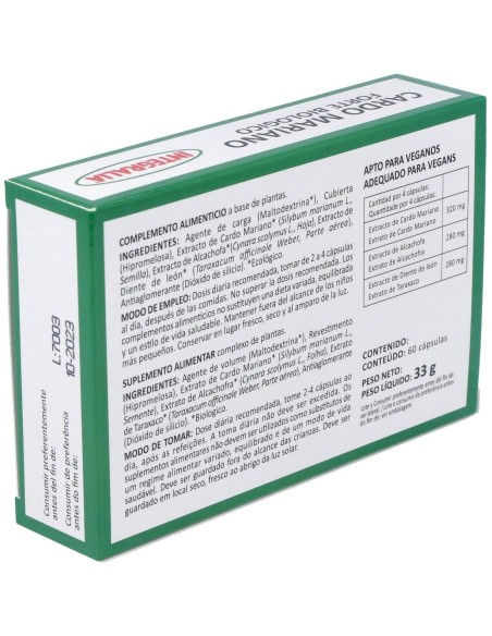 Cardo Mariano Forte Eco 60Cap. de Integralia
