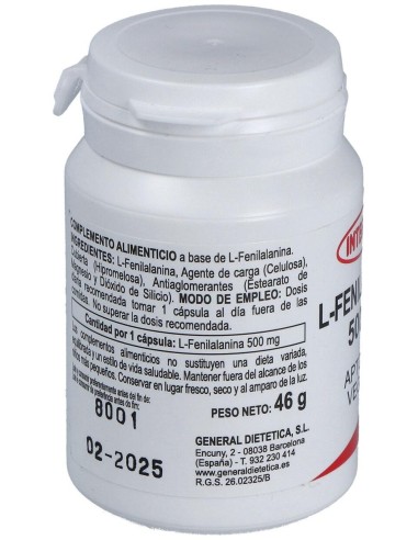 L-Fenilalanina 50Cap. de Integralia