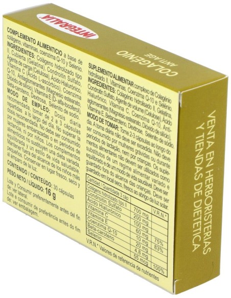 Colageno Anti Age 30Caps. de Integralia