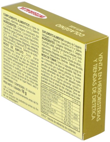 Colageno Anti Age 30Caps. de Integralia