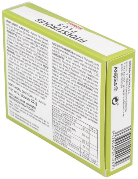 Fitoesteroles Plus 30Cap. de Integralia
