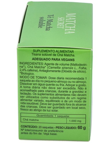 Te Matcha Eco Soluble 20Sbrs. de Integralia