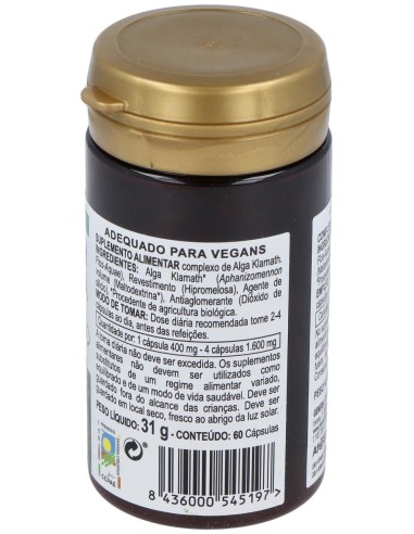 Alga Klamath Eco 60Cap. de Integralia