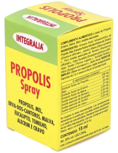 Propolis Spray Con Erisimo 15Ml. de Integralia
