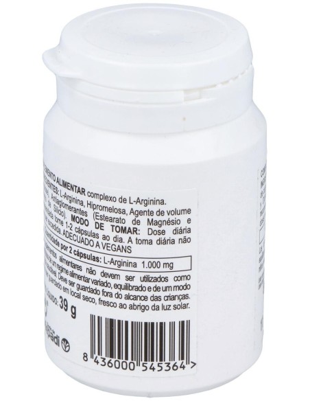 L-Arginina 500Mg. 60Cap. de Integralia