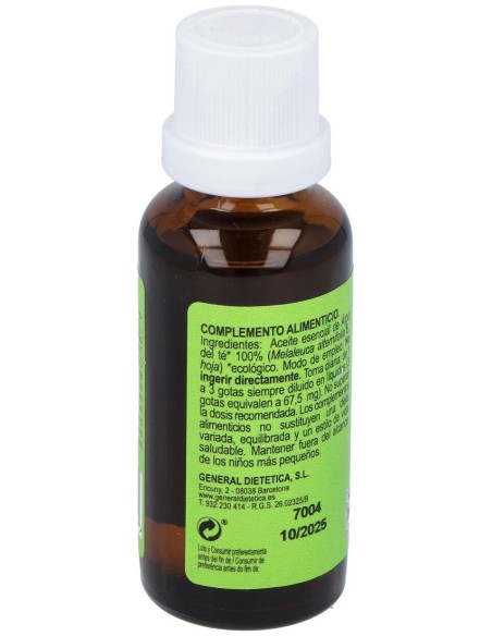 Arbol Del Te Aceite Esencial Eco 30Ml. de Integralia