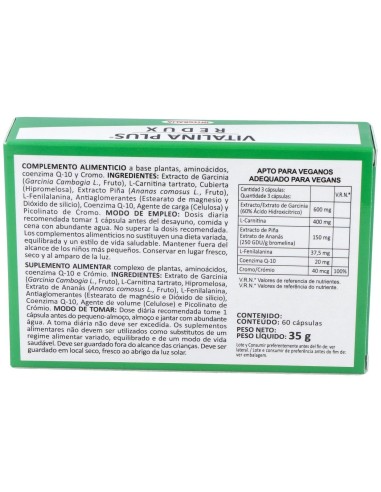 Vitalina Plus Redux 60Cap. de Integralia