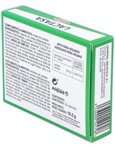 Lactasa 30Cap. de Integralia
