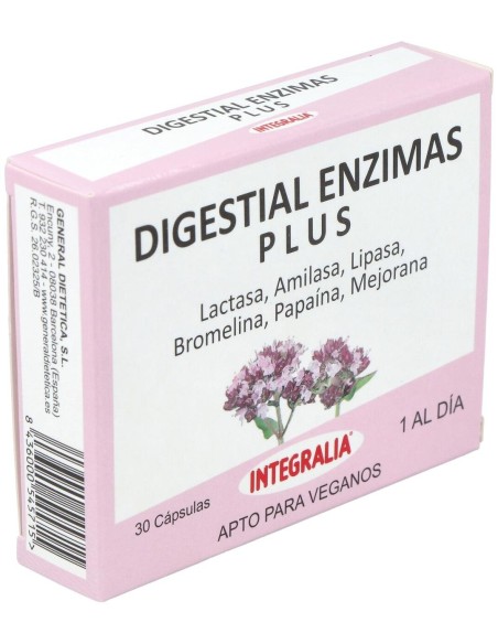 Digestial Enzimas Plus 30Cap. de Integralia