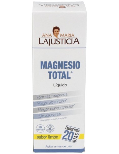 Magnesio Total Liquido Sabor Limon 200Cc de Ana Maria Lajusticia