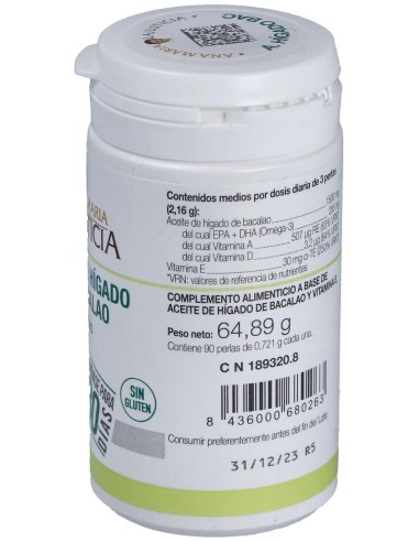 Higado Bacalao 90Perlas de Ana Maria Lajusticia