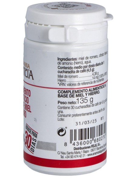 Hierro Con Miel 135Gr. de Ana Maria Lajusticia