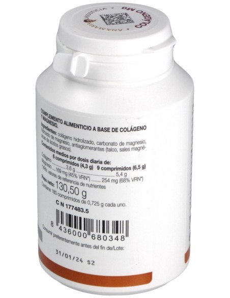 Colageno Con Magnesio 180Comp. de Ana Maria Lajusticia