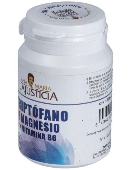Triptofano Con Magnesio+Vit. B6 60Comp. de Ana Maria Lajusticia