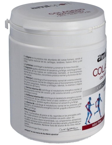Colageno Con Magnesio+Vit. C+B1+B2+B6 Fresa 350Gr. de Ana Maria Lajusticia