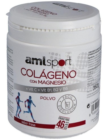 Colageno Con Magnesio+Vit. C+B1+B2+B6 Fresa 350Gr. de Ana Maria Lajusticia