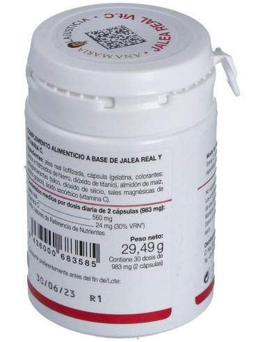 Jalea Real Con Vitamina C 60Cap. de Ana Maria Lajusticia