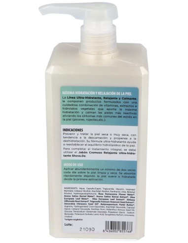Crema Corporal Ultrahidratante 1Litro de Shovade
