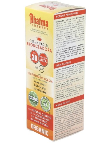 Crema Facial Bronceadora Spf30 60Ml. de Rhatma