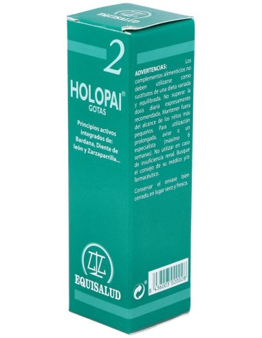Pai-2 Holopai (Depurativo General) 31Ml. de Equisalud