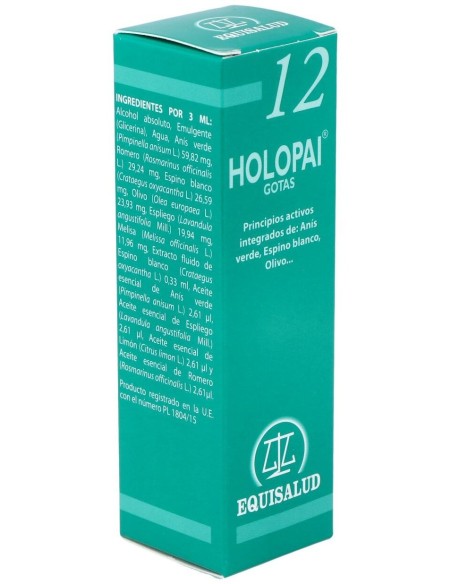 Pai-12 Holopai (Tonico Cardiaco) 31Ml. de Equisalud