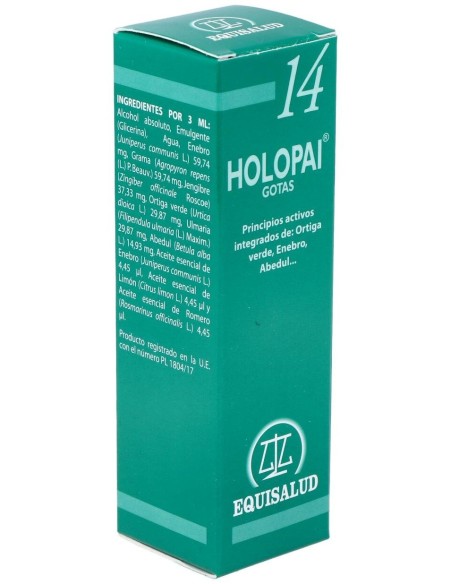 Pai-14 Holopai (Regulador Ac.Urico) 31Ml. de Equisalud