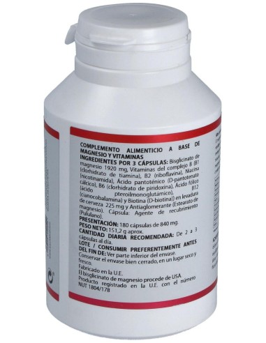 Holomega Magnesio 180Cap. de Equisalud