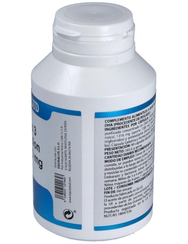 Cognivision Omega 3 Dha 1000Mg. 90Perlas de Equisalud