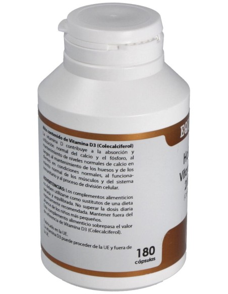 Holovit Vit. D3 2000Ui (Colecalciferol) 180Cap. de Equisalud
