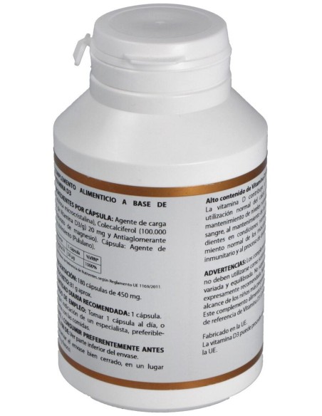 Holovit Vit. D3 2000Ui (Colecalciferol) 180Cap. de Equisalud