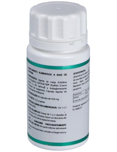 Holofit Ayurveda Azafran 50Cap. de Equisalud