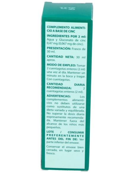 Oligogluco-Zn Zinc 30Ml. de Equisalud