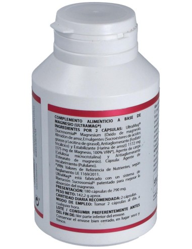 Holomega Magnesio Liposomado 180Cap. de Equisalud