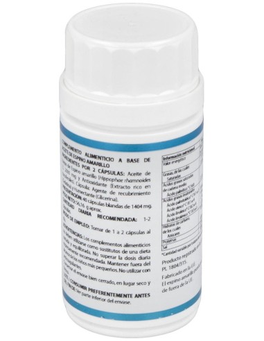 Omega 7 1000Mg. Aceite Bayas Espino Amarillo 40Cap de Equisalud