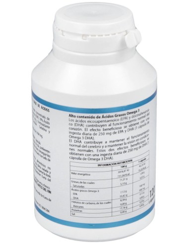 Omega 3 Dha Alto Contenido Epa100-Dha500 120Cap. de Equisalud