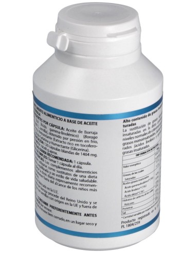 Aceite Borraja 1000Mg. 120Cap. de Equisalud